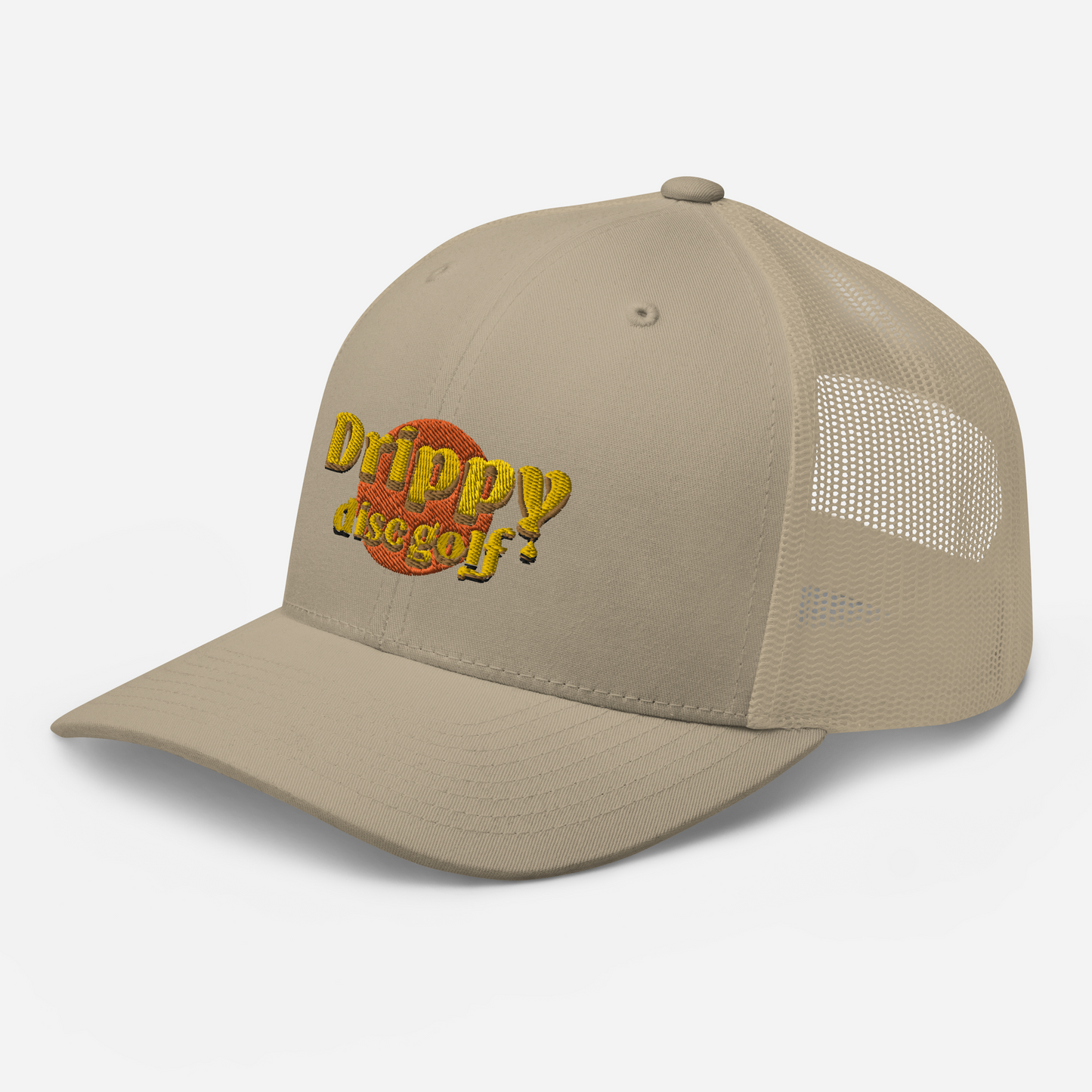 Drippy Disc Golf Mesh Snapback Trucker Hat