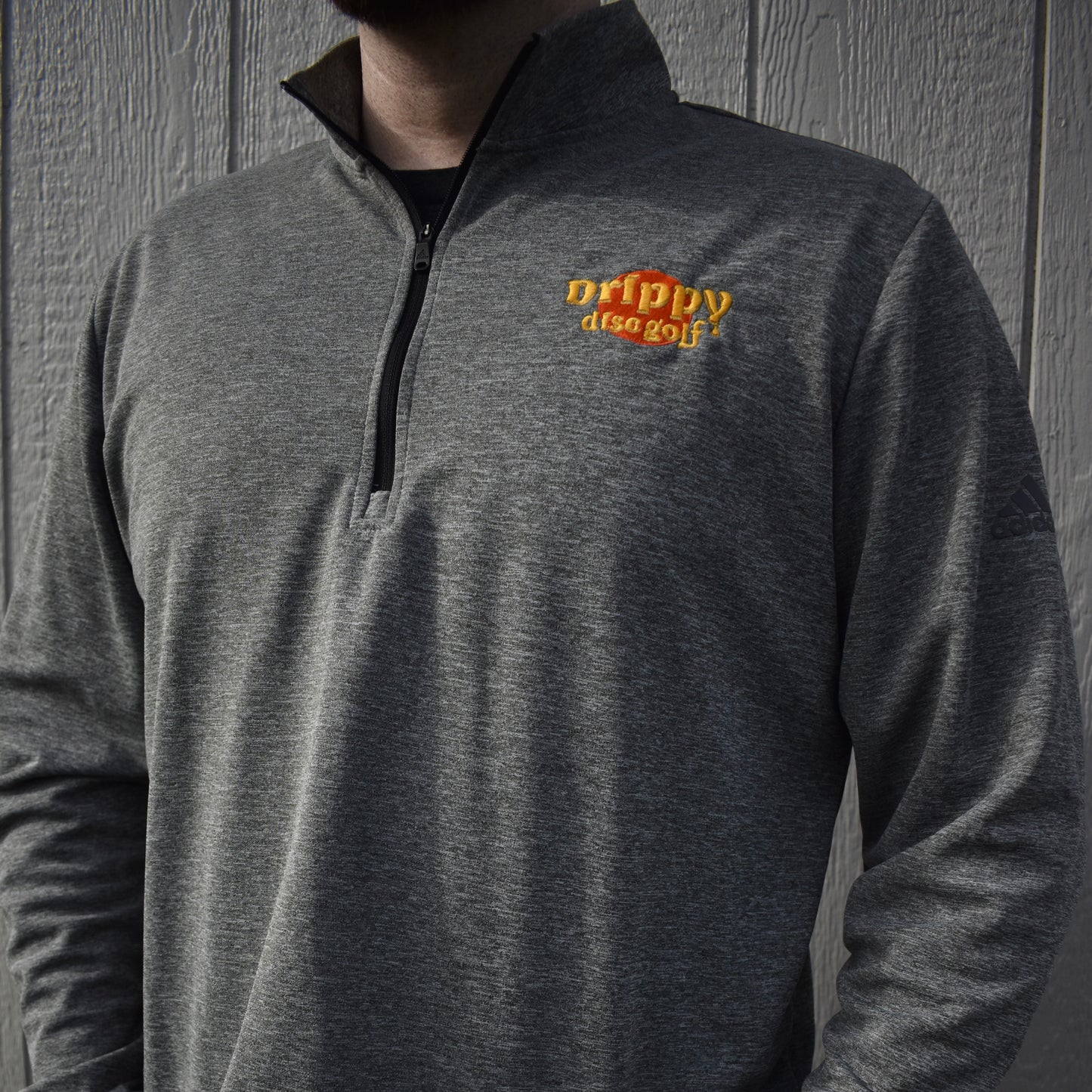 Drippy Disc Golf x Adidas Quarter Zip Pullover