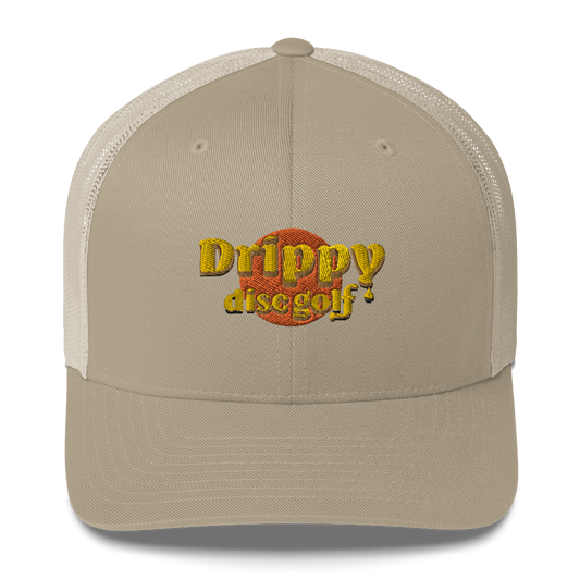 Drippy Disc Golf Mesh Snapback Trucker Hat