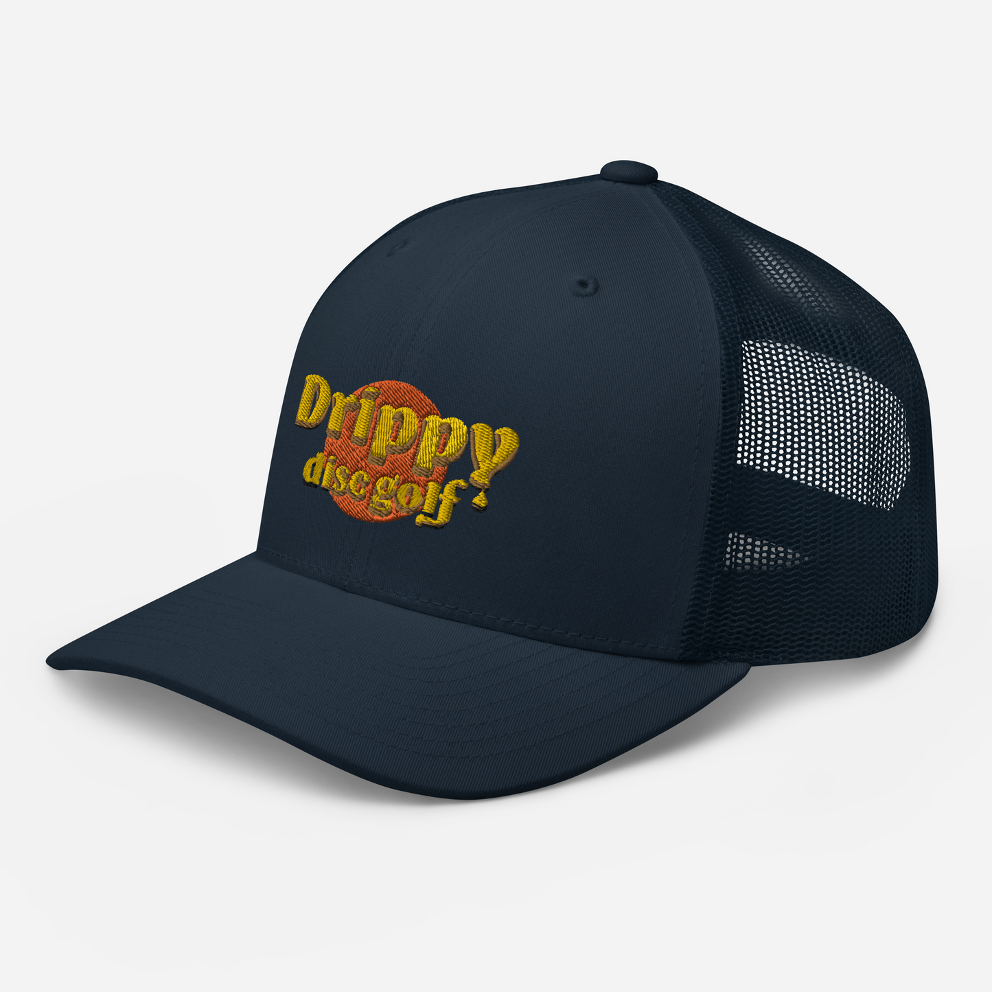Drippy Disc Golf Mesh Snapback Trucker Hat