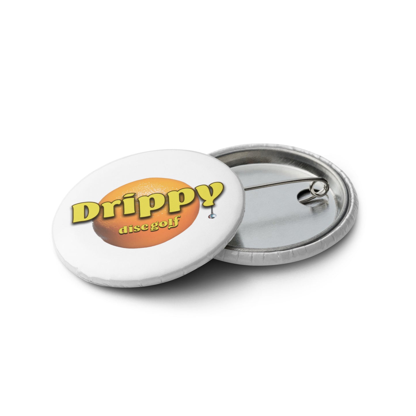 Drippy Disc Golf Pin Buttons Set of 5