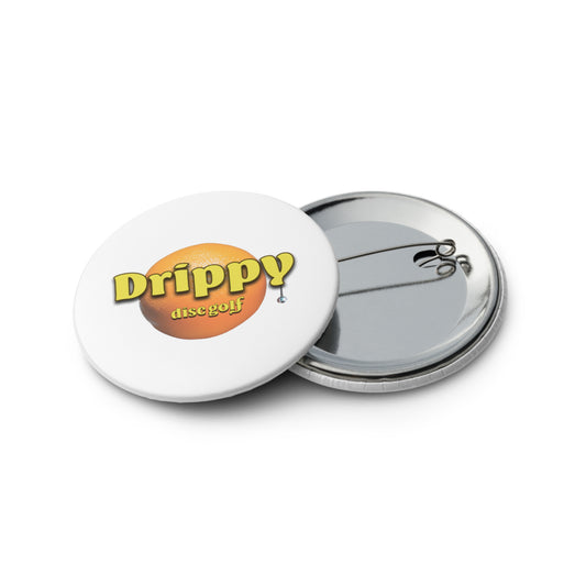Drippy Disc Golf Pin Buttons Set of 5